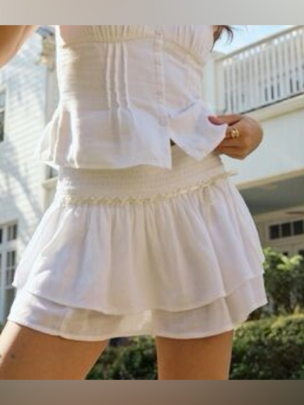 Hollister Ruffle Ribbon Skirt - Picture 2 of 3